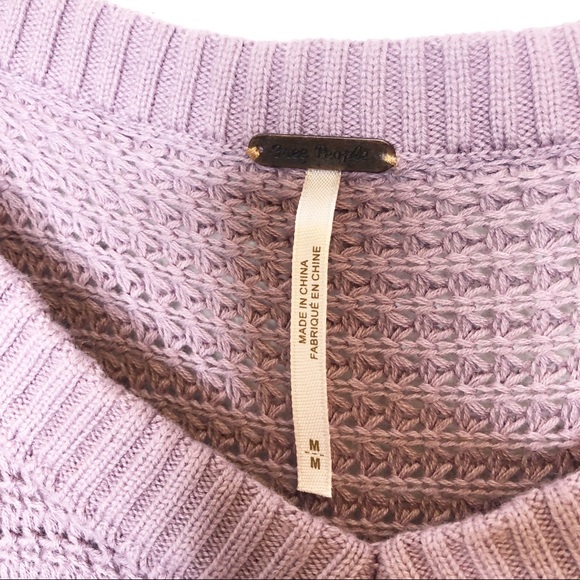 Free People | Moonshine Purple Oversized Sweater - Picture 3 of 6